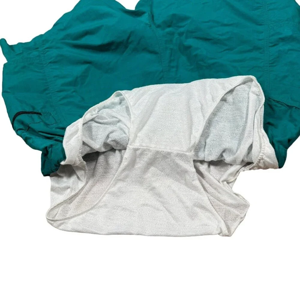 The North Face Lined Shorts‎ Men's XL Teal Hiking Outdoors Stretch - 5'' inseam